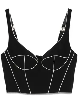 Elisabetta Franchi: Чёрный корсет 