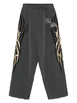 Balenciaga: Брюки  Track с принтом