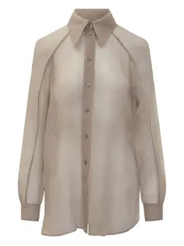Alberta Ferretti: Шёлковая рубашка 