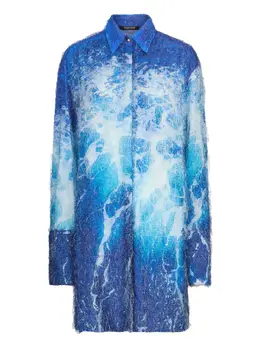 Roberto Cavalli: Жаккардовая рубашка 