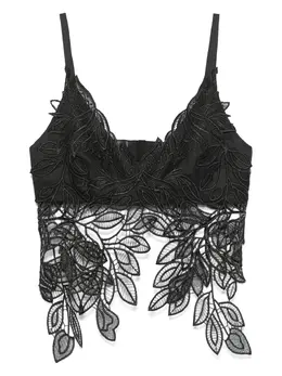 Alberta Ferretti: Гипюровый топ 