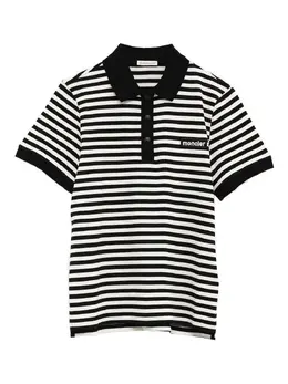 Moncler: Поло в полоску 