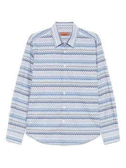 Missoni: Голубая рубашка 