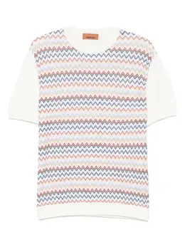 Missoni: Белая футболка 