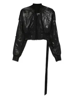 Rick Owens DRKSHDW: Чёрная куртка 