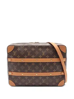 Louis Vuitton Pre-Owned: Коричневая сумка через плечо 