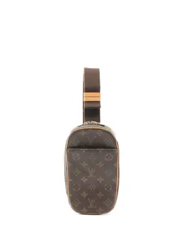 Louis Vuitton Pre-Owned: Коричневая сумка через плечо 