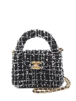CHANEL Pre-Owned: Чёрная сумка-шоппер 