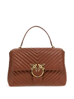 PINKO: Коричневая сумка  Love Bag Puff