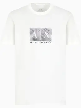 Armani Exchange: Футболка с принтом 