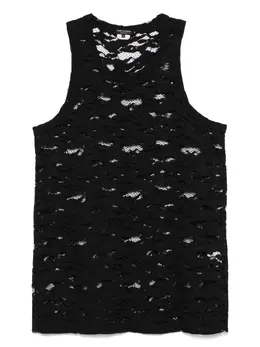 Comme des Garçons Homme Plus: Кружевная майка 
