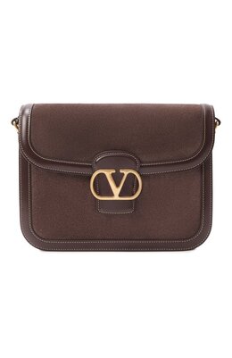 Valentino: Коричневая сумка 