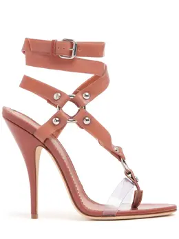 DSQUARED2: Серебристые сандалии 