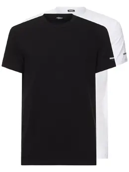 DSQUARED2: Чёрная футболка 