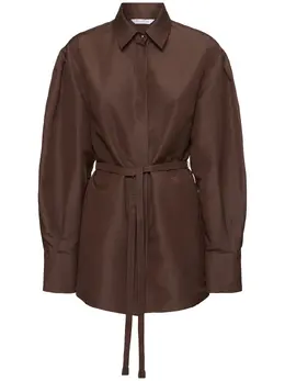 MAX MARA: Льняная рубашка 