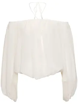 BLUMARINE: Белый топ 