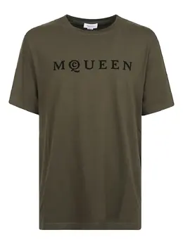 Alexander McQueen: Футболка с принтом 