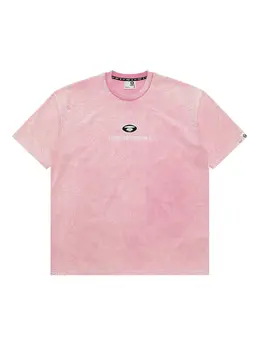 AAPE BY *A BATHING APE®: Розовая футболка 