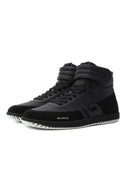 Balmain: Чёрные кеды 