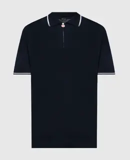 Kiton: Голубое поло 
