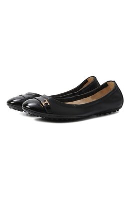 Tod’s: Чёрные балетки 