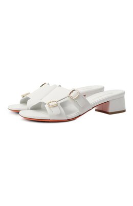 Santoni: Оранжевые сабо 