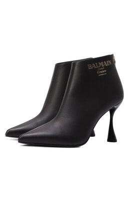 Balmain: Чёрные ботинки 