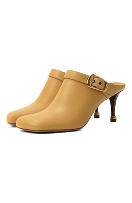 Chloé: Бежевые сабо 