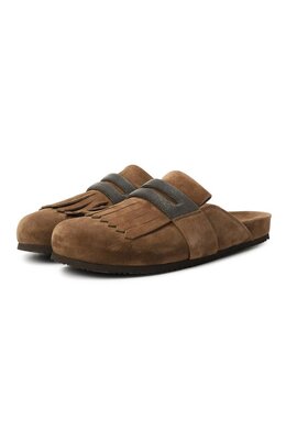 Brunello Cucinelli: Коричневые сабо 