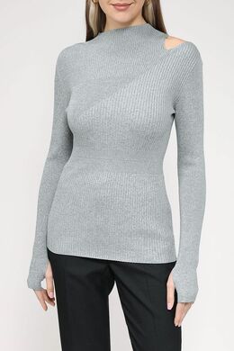 Calvin Klein: Свитер с разрезом 