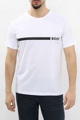 BOSS: Хлопковая футболка 