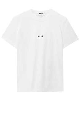 MSGM: Белая футболка 