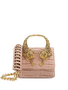 Roberto Cavalli: Розовая сумка-шоппер 