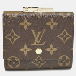Louis Vuitton: Коричневый кошелёк 