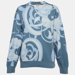 Kenzo: Голубой свитшот  Kansai Yamamoto