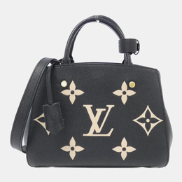 Louis Vuitton: Двухцветная сумка на руку  Montaigne