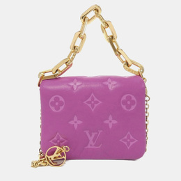 Louis Vuitton: Розовая поясная сумка 
