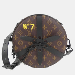 Louis Vuitton: Коричневая сумка 