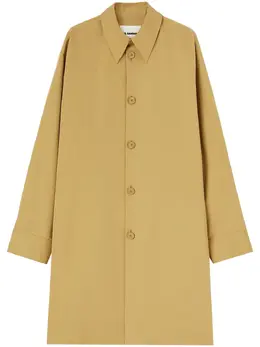 Jil Sander: Бежевое пальто 