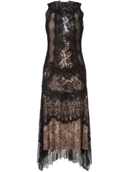 Alberta Ferretti: Кружевное платье 