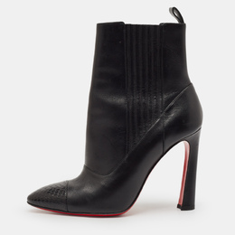 Christian Louboutin: Чёрные ботинки 
