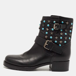 Valentino: Чёрные ботинки  Rockstud