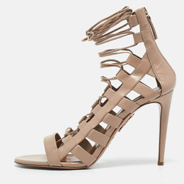 Aquazzura: Бежевые сандалии 