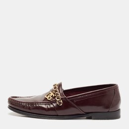 Dolce & Gabbana: Бордовые мокасины  DG