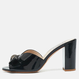 Tod's: Чёрные сандалии  Double T