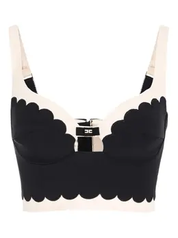Elisabetta Franchi: Чёрный топ 