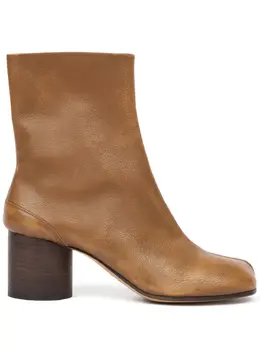 Maison Margiela: Коричневые ботинки  Tabi