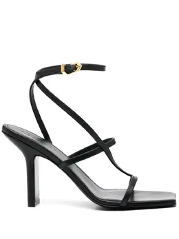 Lanvin: Чёрные сандалии 