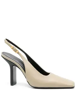 Lanvin: Бежевые туфли 