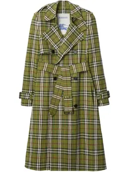 Burberry: Длинный плащ 